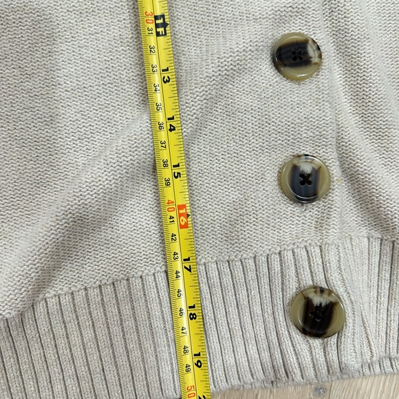 Quince Organic Cotton Cardigan - Cream - Picture 6 of 7